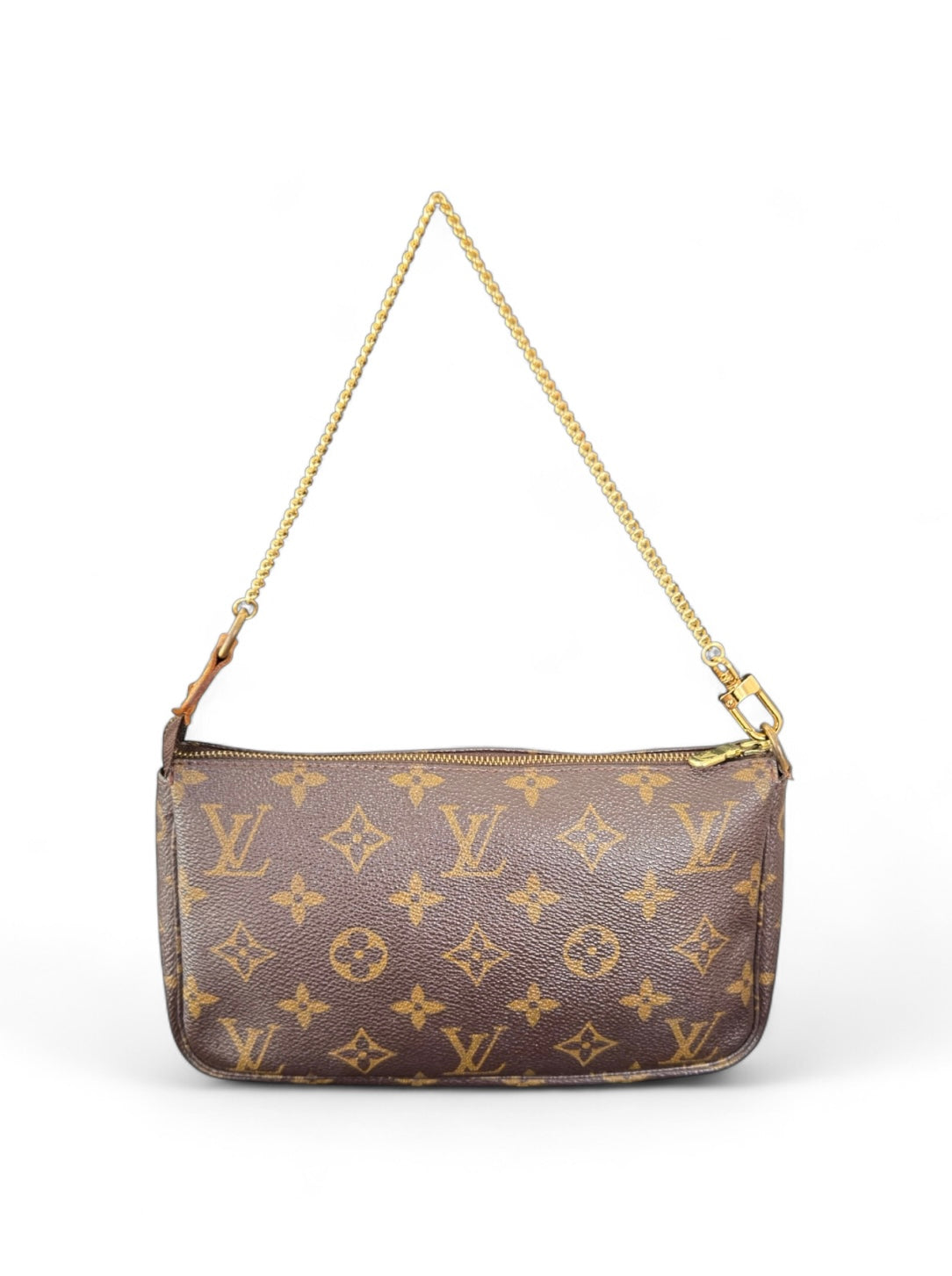 Louis Vuitton Pochette Accessoires Handtasche Monogram Braun