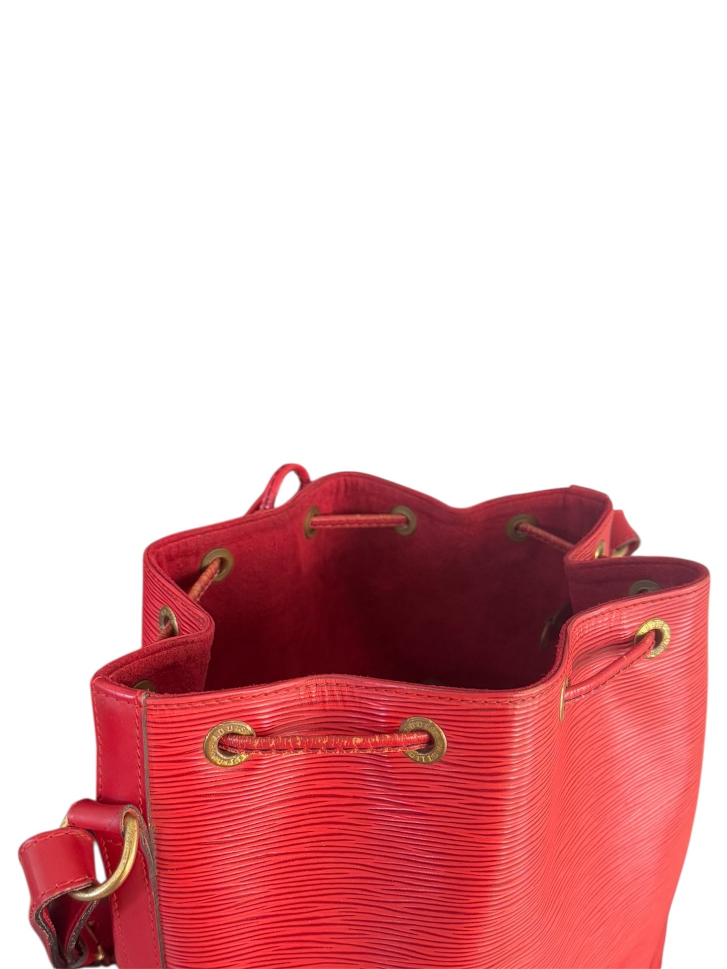 Louis Vuitton Sac Noe Petit Handtasche Epi Leder Rot