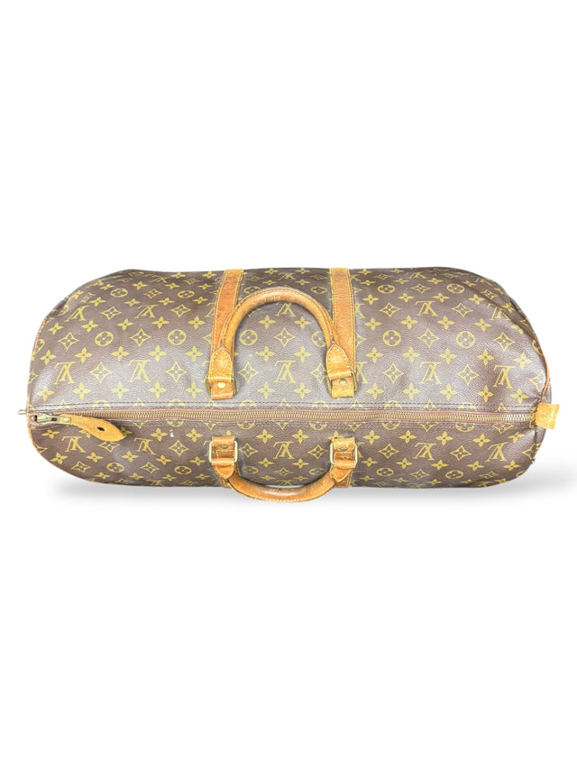 Louis Vuitton Keepall 55 Reisetasche Weekender Tasche Monogram Braun