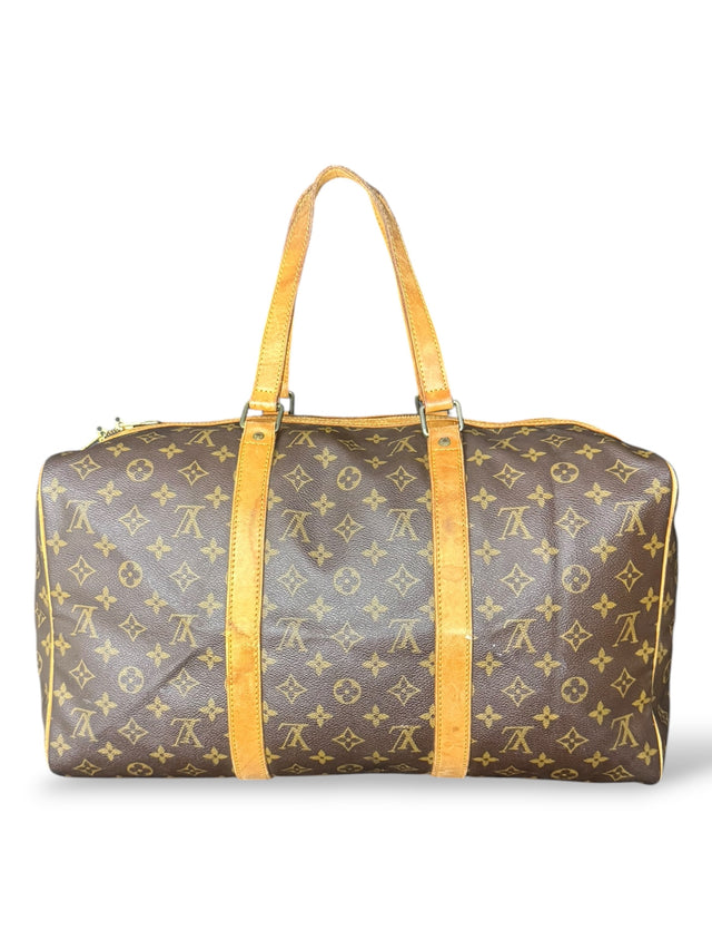 Louis Vuitton Sac Souple 45 Reisetasche Weekender Keepall Monogram Braun