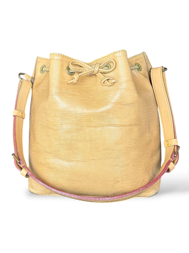 Louis Vuitton Sac Noe Petit Handtasche Epi Leder Beige Gelb