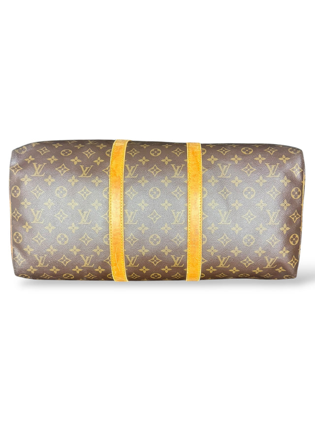 Louis Vuitton Keepall 50 Reisetasche Weekender Tasche Monogram Braun
