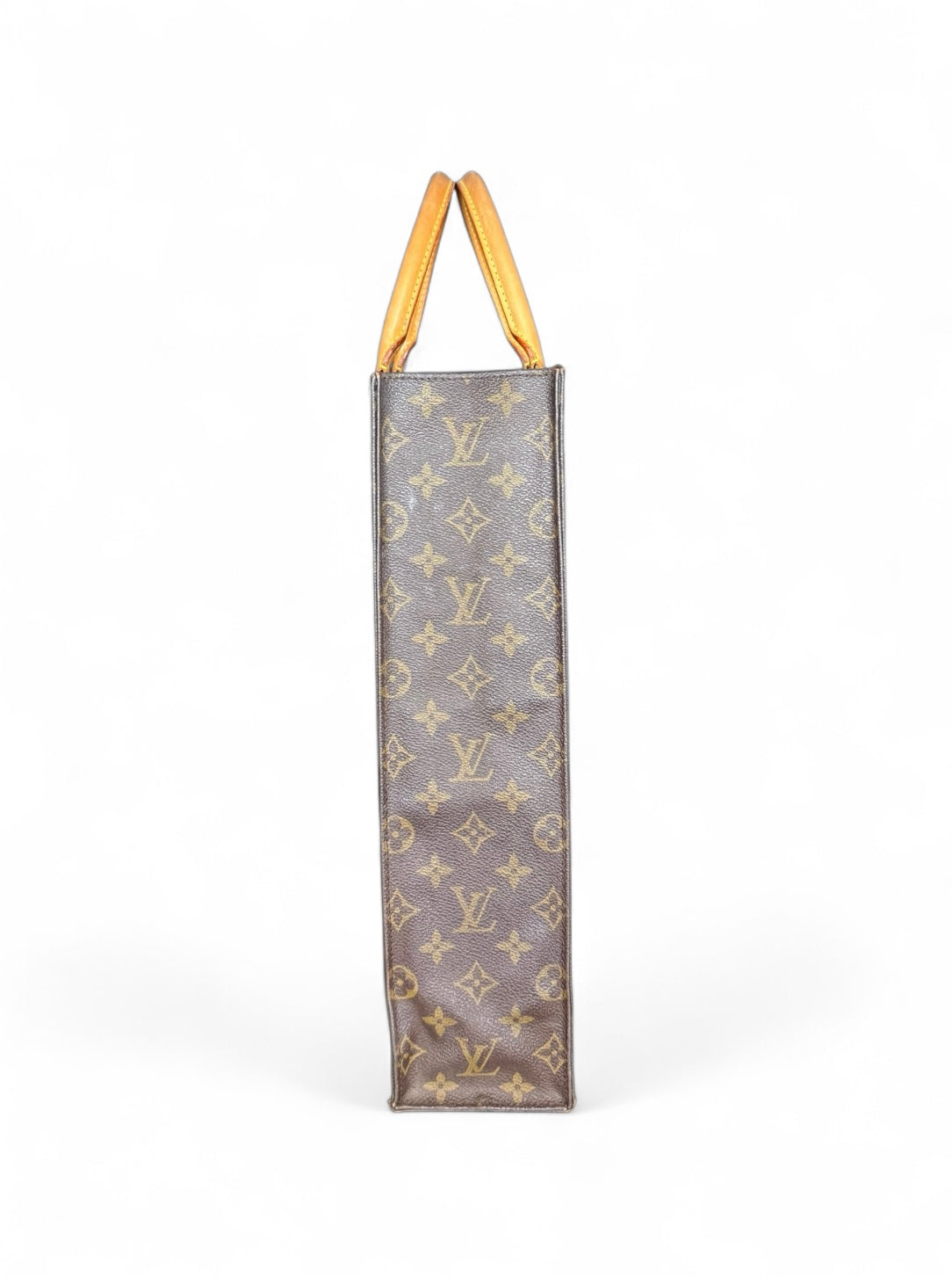 Louis Vuitton Sac Plat Handtasche Tote Bag Shopper Monogram Braun