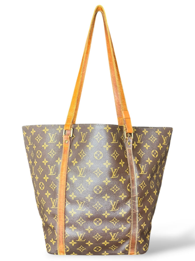 Louis Vuitton Sac Shopping Handtasche Shopper Monogram Braun