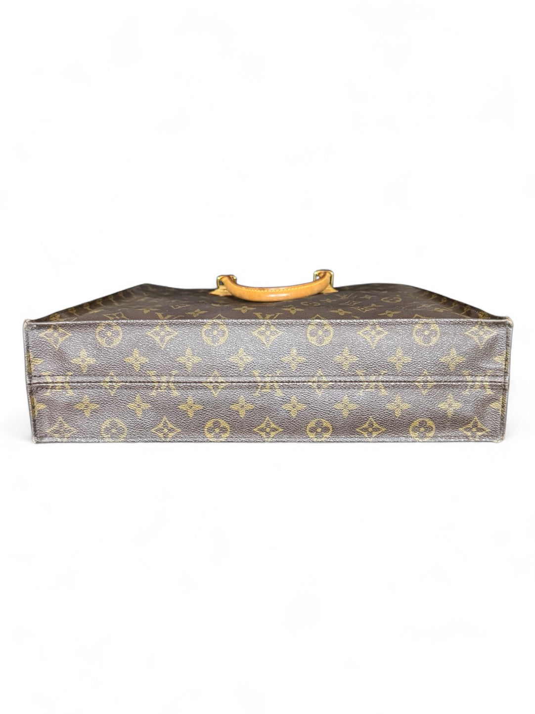 Louis Vuitton Sac Plat Handtasche Tote Bag Shopper Monogram Braun