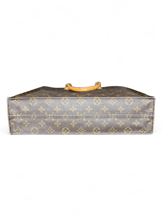 Louis Vuitton Sac Plat Handtasche Tote Bag Shopper Monogram Braun