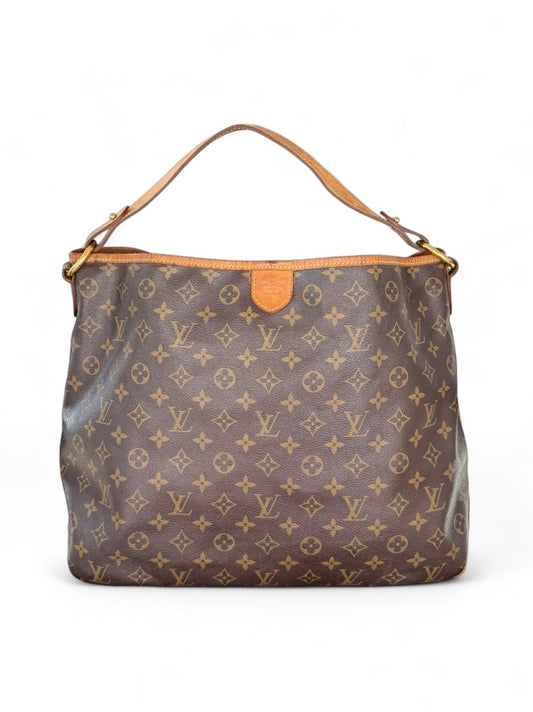 Louis Vuitton Delightful MM Handtasche Shopper Monogram Braun