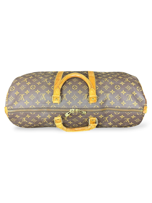 Louis Vuitton Keepall 50 Reisetasche Weekender Tasche Monogram Braun