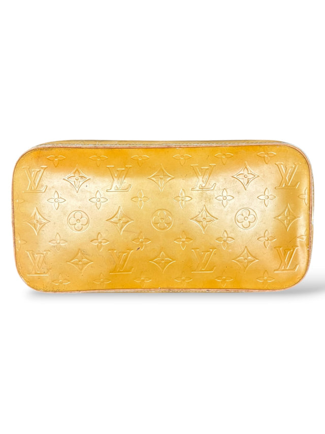 Louis Vuitton Houston Handtasche Vernis Monogram Gelb