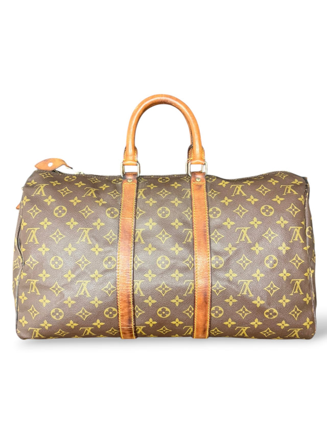 Louis Vuitton Keepall 45 Reisetasche Weekender Tasche Monogram Braun