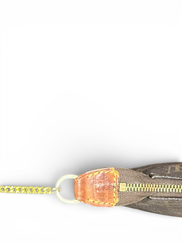 Louis Vuitton Pochette Accessoires Handtasche Monogram Braun