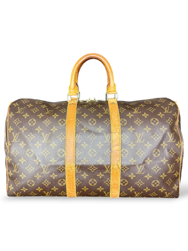 Louis Vuitton Keepall 45 Reisetasche Weekender Tasche Monogram Braun