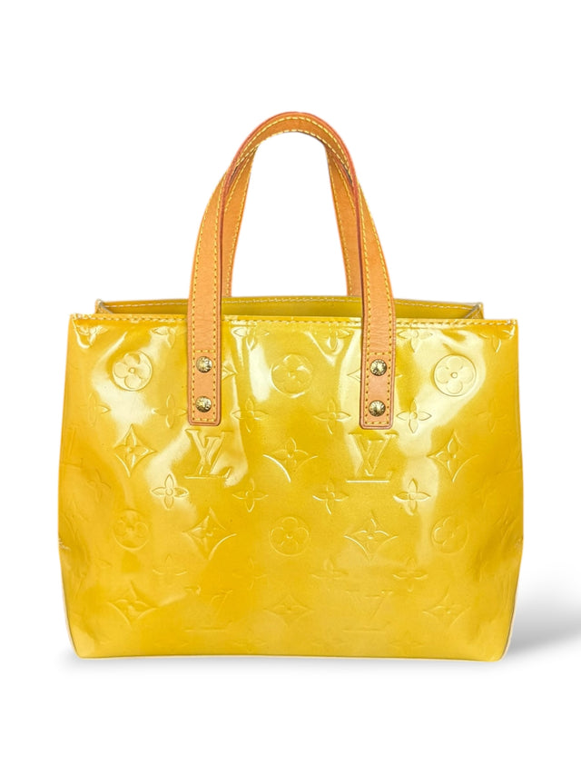 Louis Vuitton Reade PM Handtasche Vernis Monogram Gelb