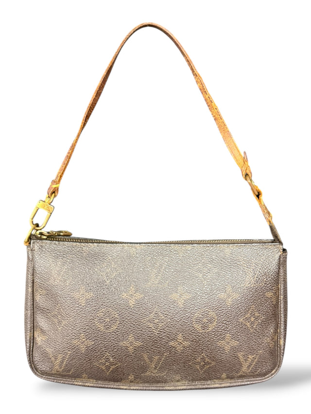 Louis Vuitton Pochette Accessoires Handtasche Monogram Braun