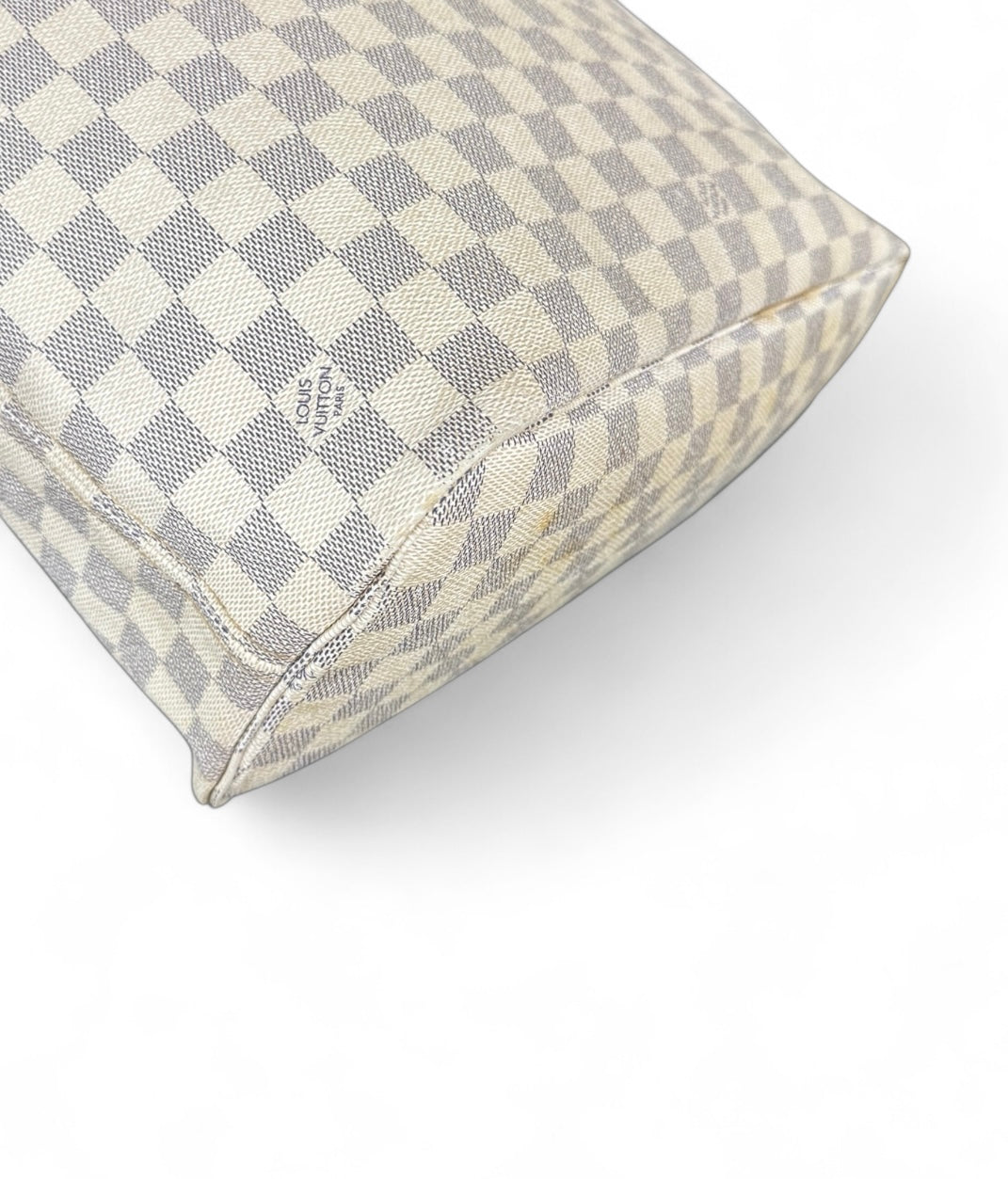 Louis Vuitton Neverfull MM Handtasche Shopper Damier Azur