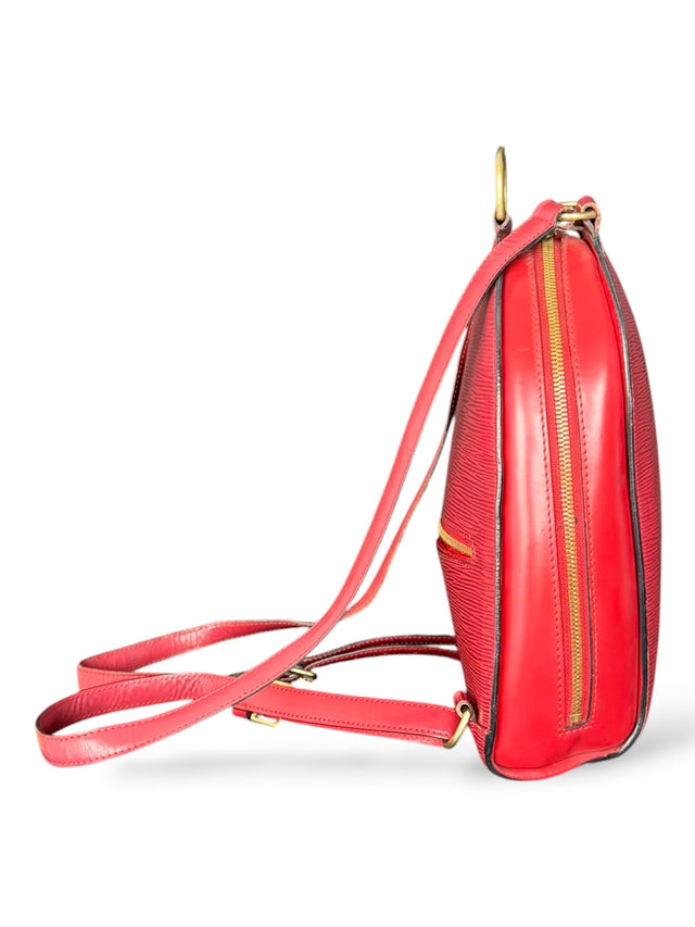 Louis Vuitton Mabillon Rucksack Tasche Epi Leder Rot