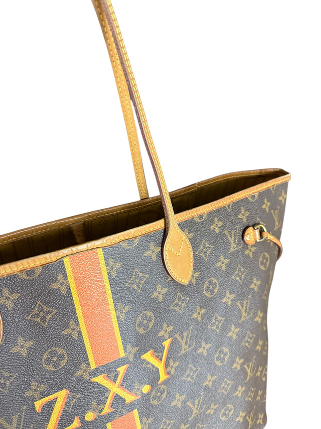 Louis Vuitton Neverfull GM Handtasche Shopper Monogram Braun Mimosa