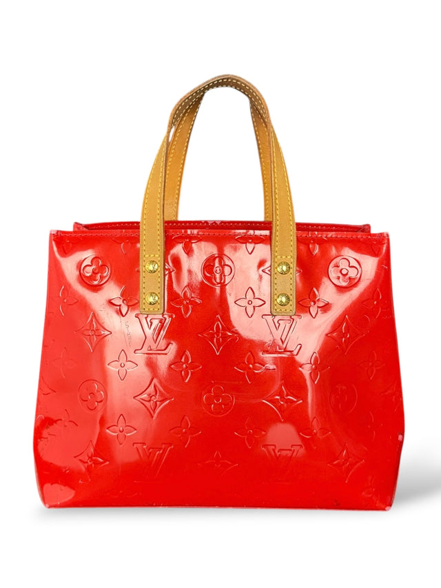 Louis Vuitton Reade PM Handtasche Vernis Monogram Rot