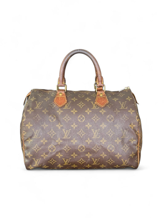 Louis Vuitton Speedy 30 Handtasche Monogram Braun