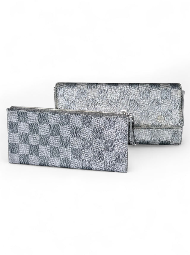 Louis Vuitton Compact Long Wallet Geldbeutel Geldbörse Portemonnaie Portmonee