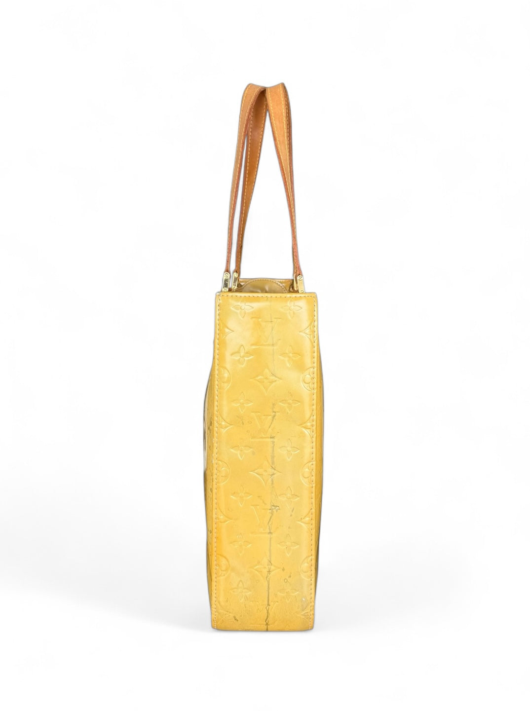 Louis Vuitton Columbus Handtasche Vernis Monogram Gelb