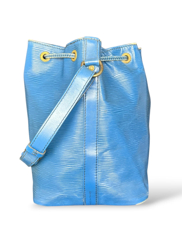 Louis Vuitton Sac Noe Petit Handtasche Epi Leder Blau