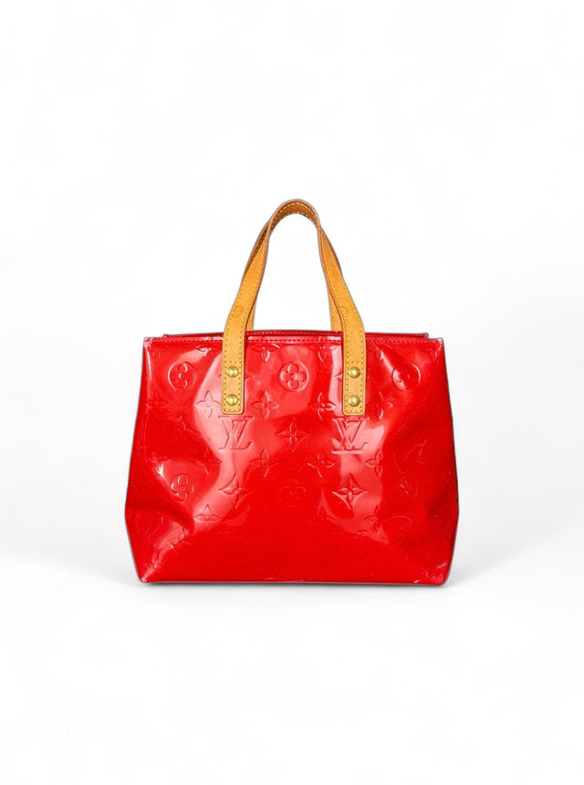 Louis Vuitton Reade PM Handtasche Vernis Monogram Rot