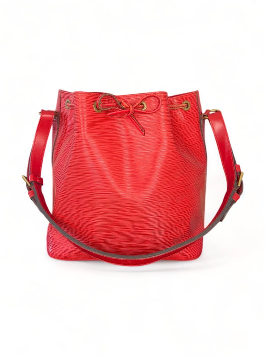 Louis Vuitton Sac Noe Petit Handtasche Epi Leder Rot