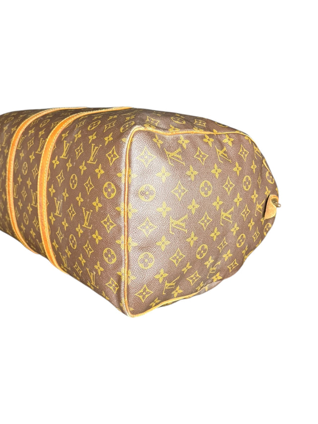 Louis Vuitton Keepall 50 Reisetasche Weekender Tasche Monogram Braun