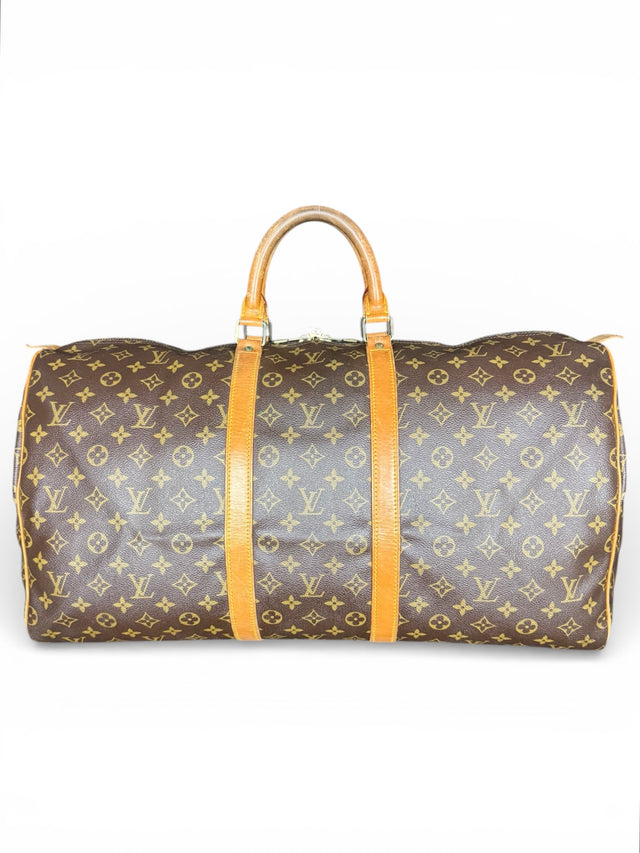 Louis Vuitton Keepall 55 Reisetasche Weekender Tasche Monogram Braun