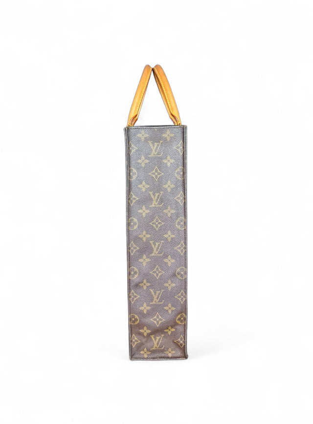 Louis Vuitton Sac Plat Handtasche Tote Bag Shopper Monogram Braun