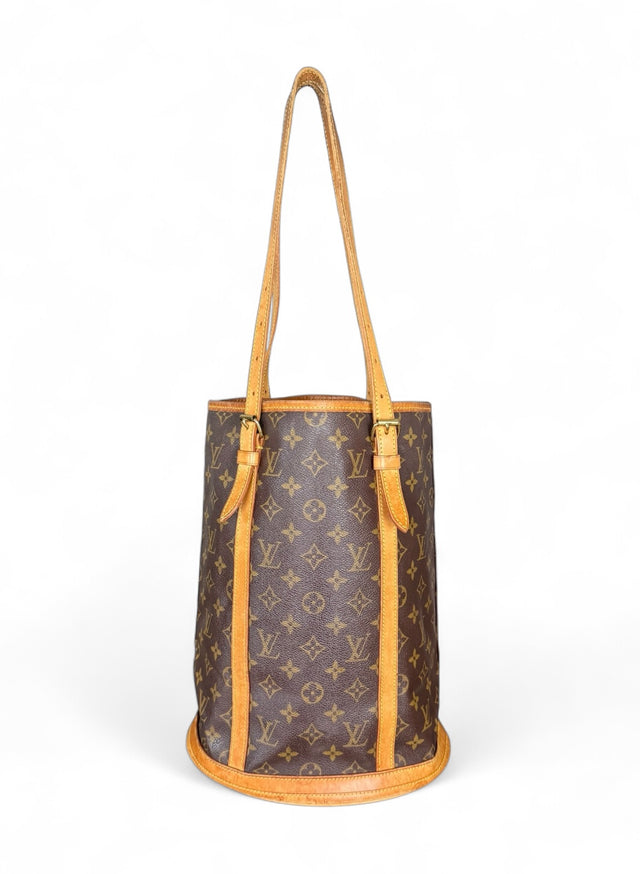 Louis Vuitton Bucket GM Handtasche Shopper Monogram Braun