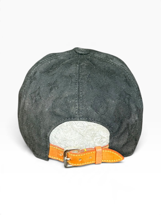 Louis Vuitton Cap Mütze Denim Schwarz
