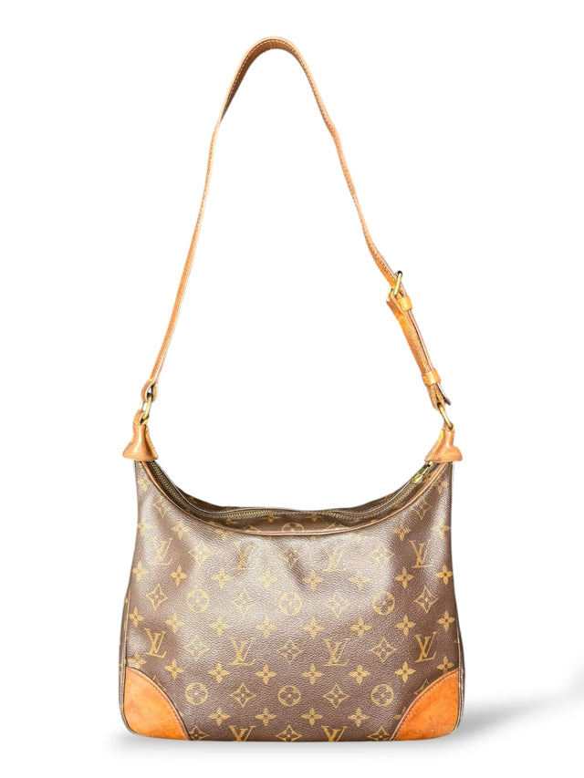 Louis Vuitton Boulogne 30 Handtasche Crossbody Monogram Braun