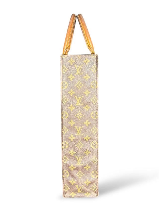 Louis Vuitton Sac Plat Handtasche Tote Bag Shopper Monogram Braun