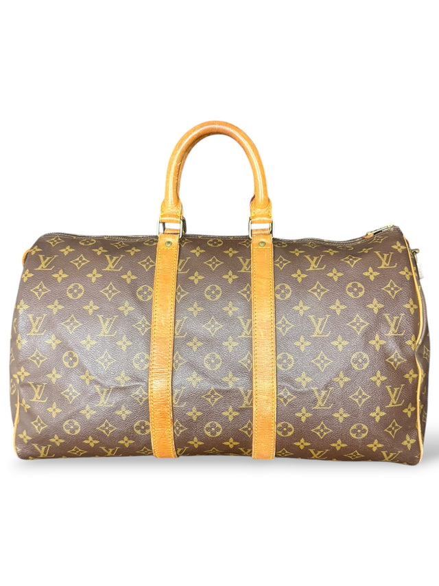 Louis Vuitton Keepall 45 Reisetasche Weekender Tasche Monogram Braun
