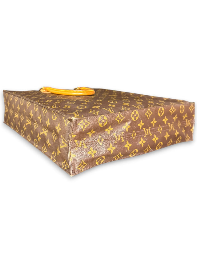 Louis Vuitton Sac Plat Handtasche Tote Bag Shopper Monogram Braun