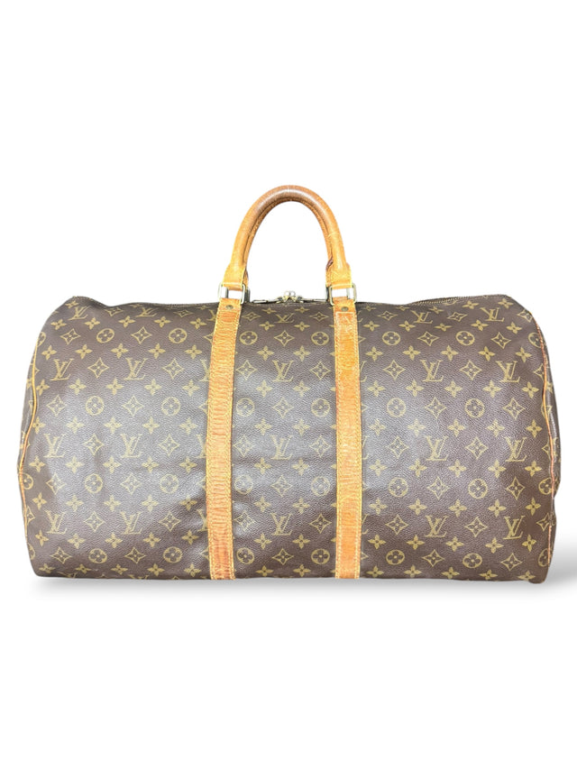 Louis Vuitton Keepall 55 Reisetasche Weekender Tasche Monogram Braun