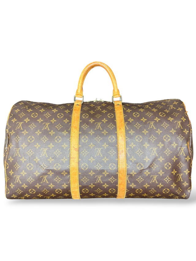 Louis Vuitton Keepall 55 Reisetasche Weekender Tasche Monogram Braun