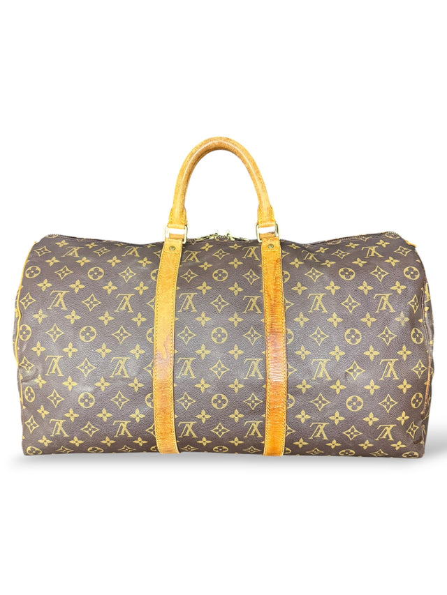Louis Vuitton Keepall 50 Reisetasche Weekender Tasche Monogram Braun