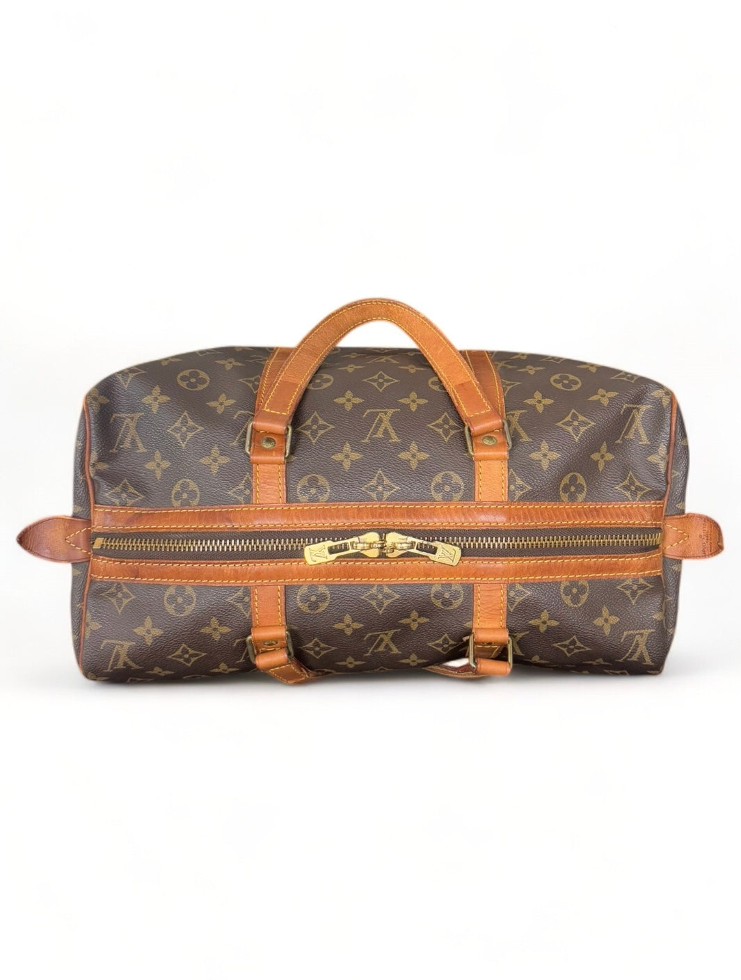 Louis Vuitton Sac Souple 35 Reisetasche Weekender Keepall Monogram Braun