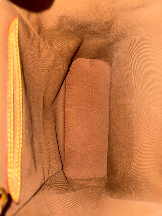 Louis Vuitton Montsouris MM Rucksack Tasche Monogram Braun