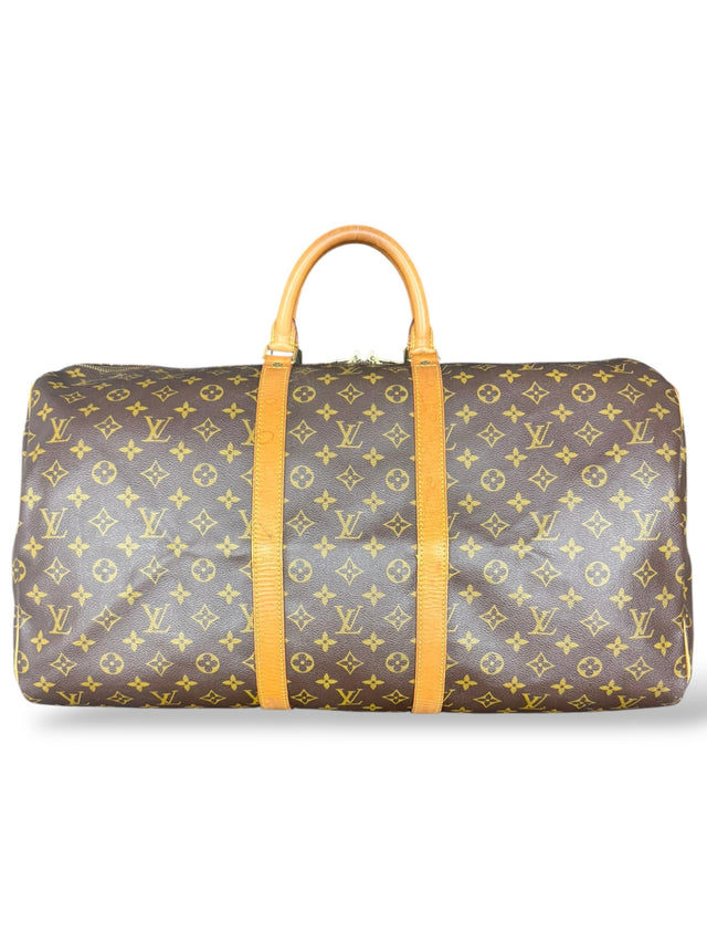 Louis Vuitton Keepall 55 Reisetasche Weekender Tasche Monogram Braun