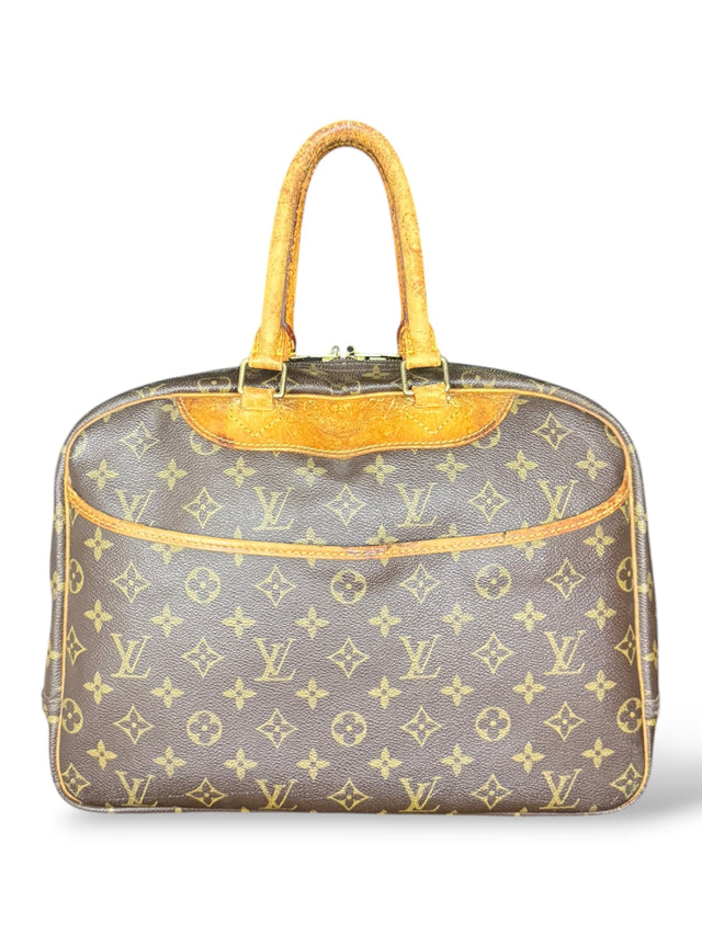 Louis Vuitton Deauville Handtasche Monogram Braun