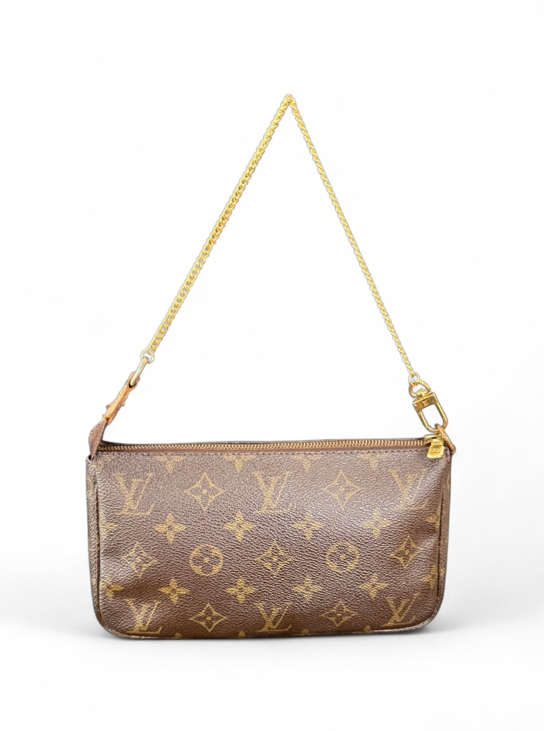 Louis Vuitton Pochette Accessoires Handtasche Monogram Braun