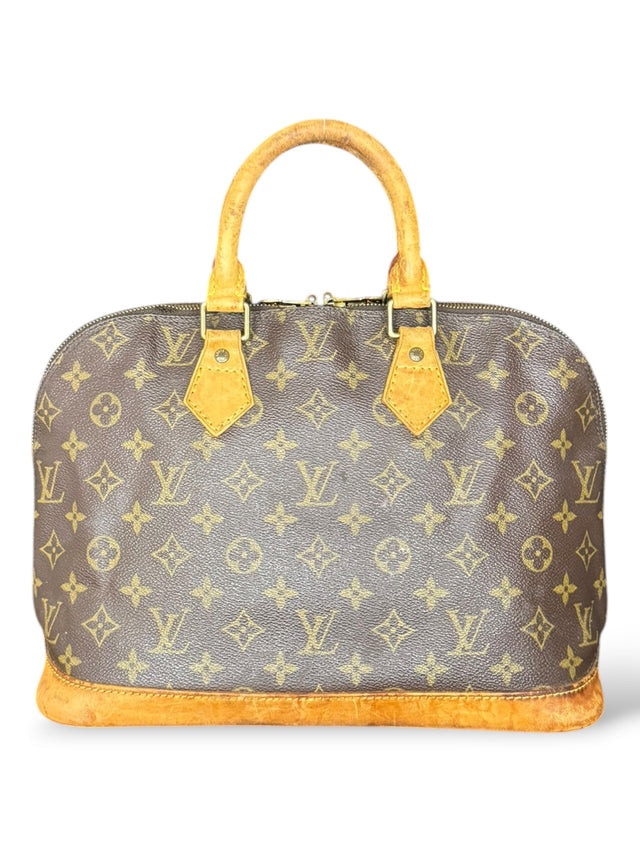 Louis Vuitton Alma Handtasche Tasche Monogram Braun