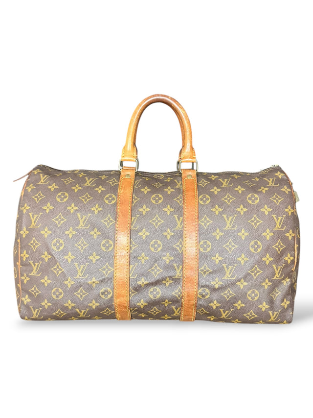 Louis Vuitton Keepall 45 Reisetasche Weekender Tasche Monogram Braun