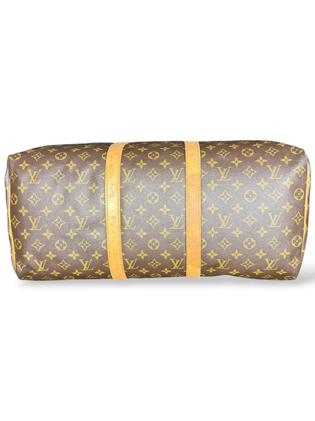 Louis Vuitton Keepall 50 Reisetasche Weekender Tasche Monogram Braun