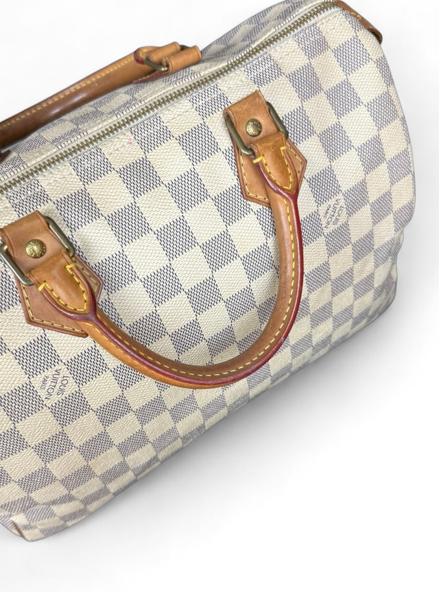 Louis Vuitton Speedy 30 Handtasche Damier Azur