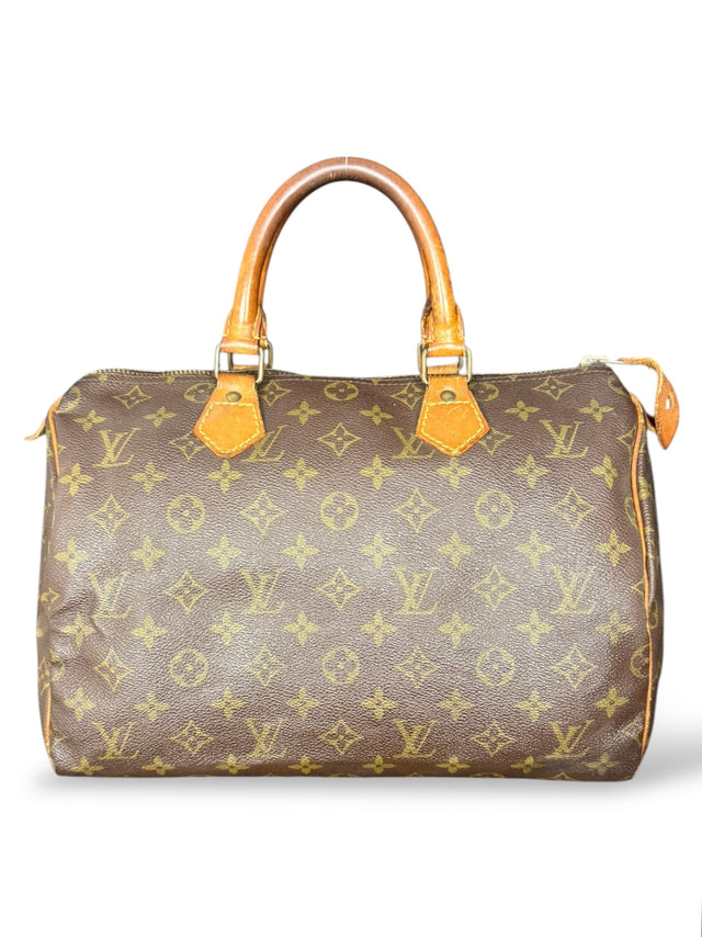 Louis Vuitton Speedy 30 Handtasche Monogram Braun